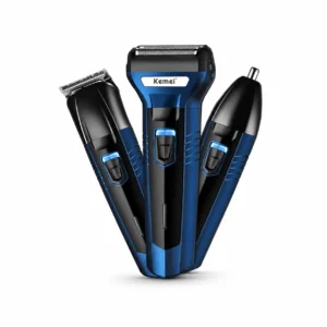 Kemei KM-6330 3-in-1 Rechargeable Grooming Kit for Men