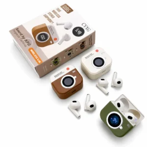 Q86 Retro Camera Design TWS   Bluetooth Earbuds
