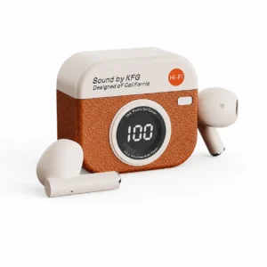 Q86 Retro Camera Design TWS   Bluetooth Earbuds
